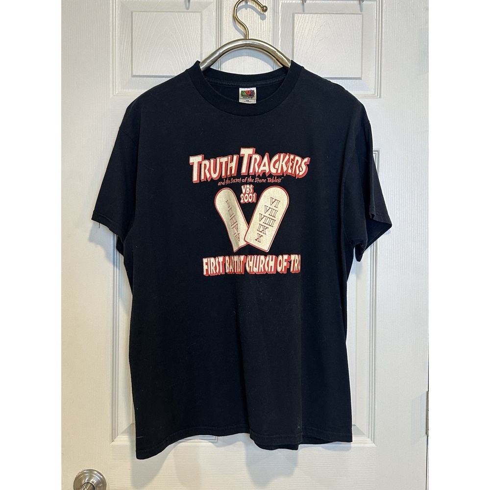 Vintage Truth Trackers First Baptist Church Of Christ Size XL